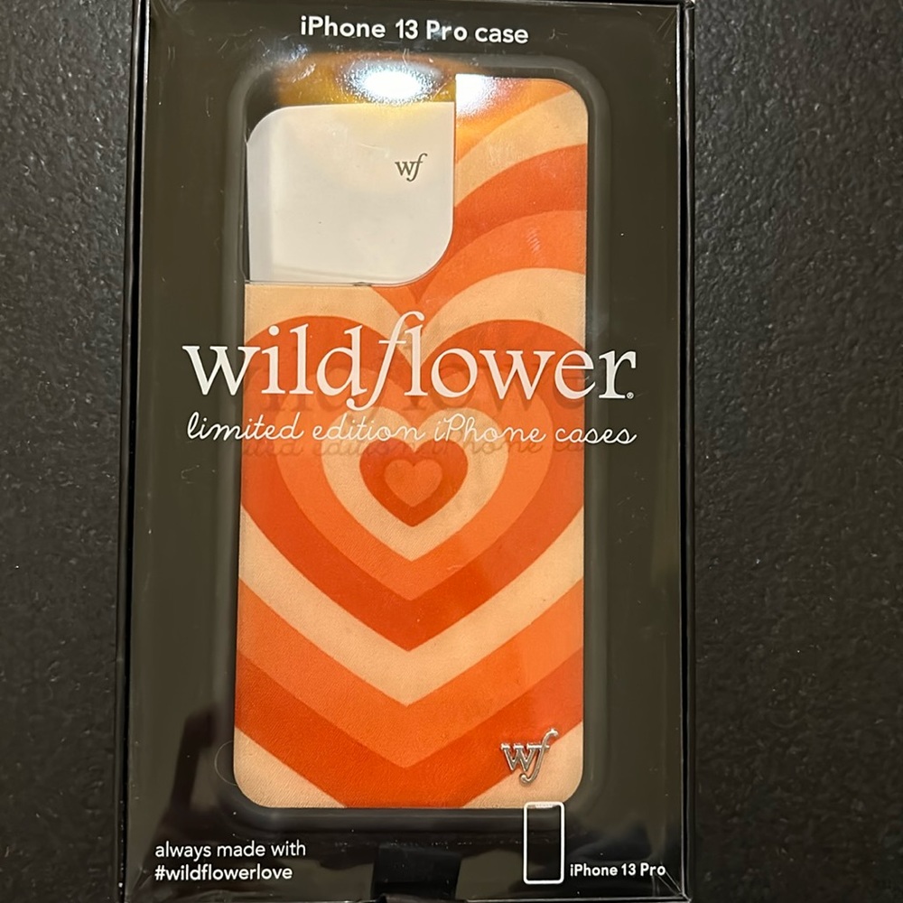 Wildflower iPhone 13 Pro case - pumpkin spice latte love